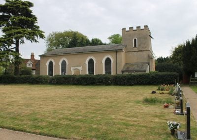 St Leonards Church from the Parish Cemetery