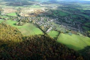 Ariel view of Heath and Reach - photograph courtesy of James Hoare - CEng MIET MEI
